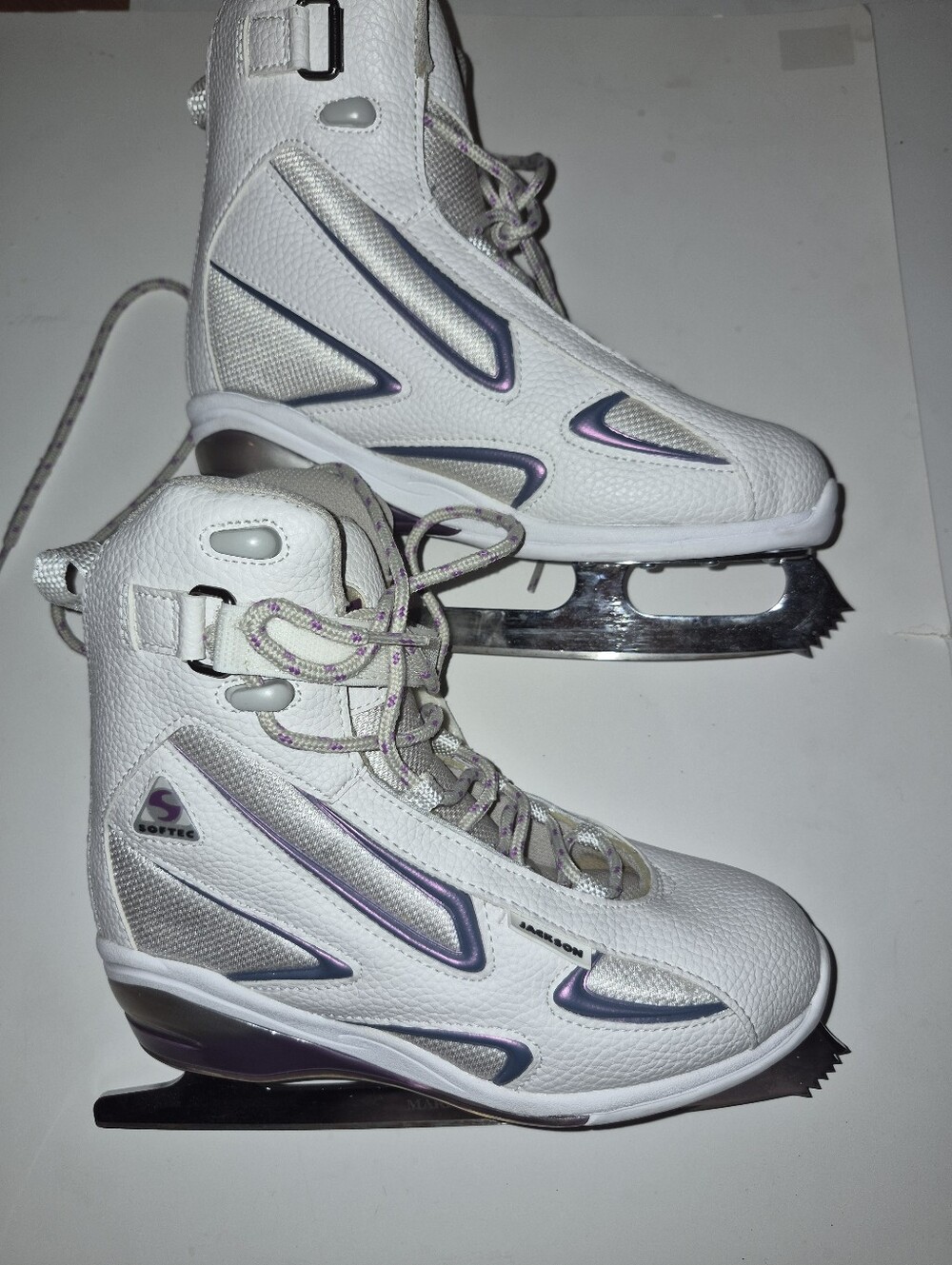 Jackson Softec White Women's Figure Ice Skates Size 7